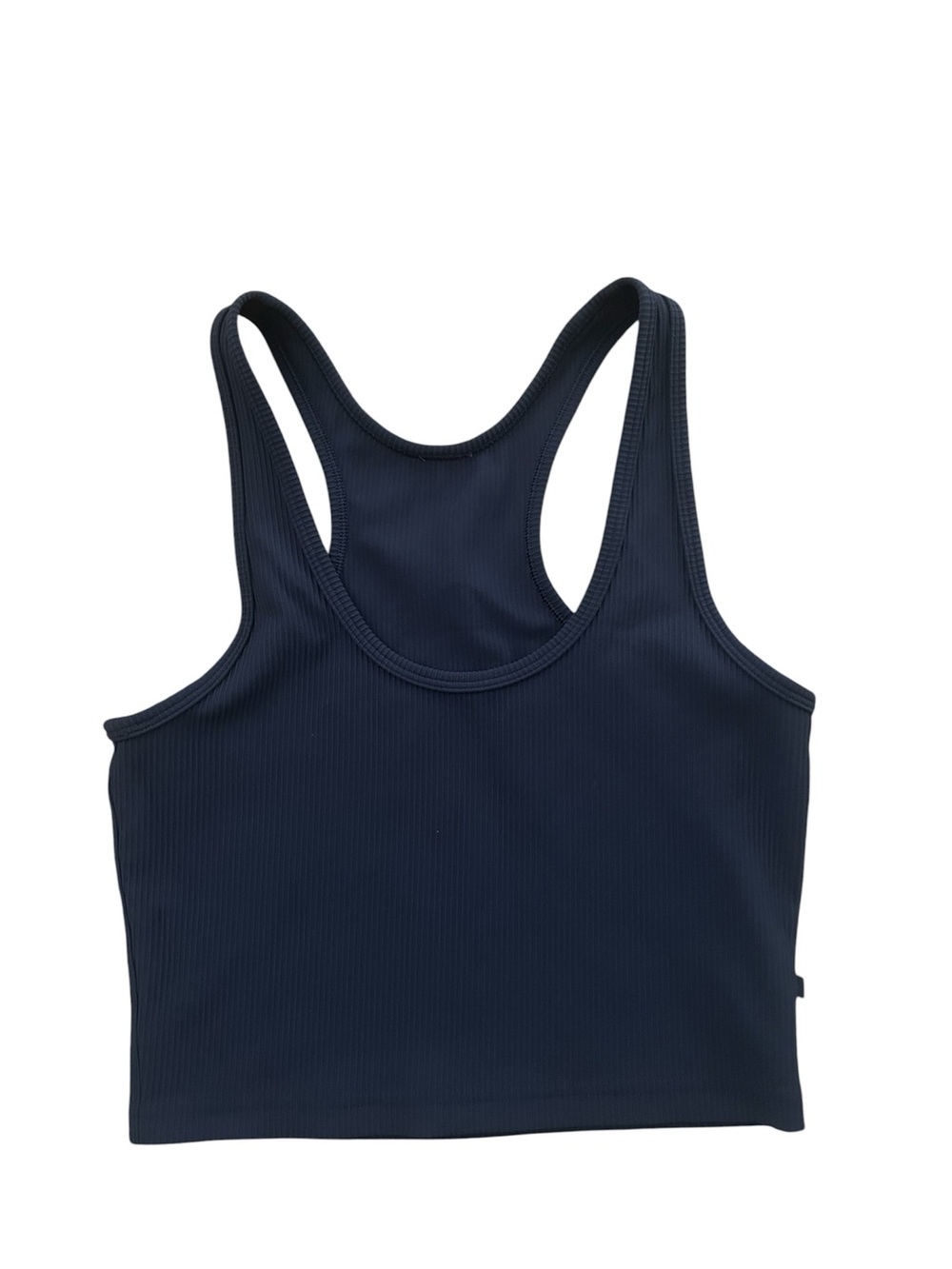 lululemon athletica Navy Ribbed Racerback Crop Tank